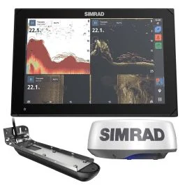 Simrad Nsx 3012 Radar Bundle - Halo20+ Radar Dome & Active Imaging 3-In-1 Transducer