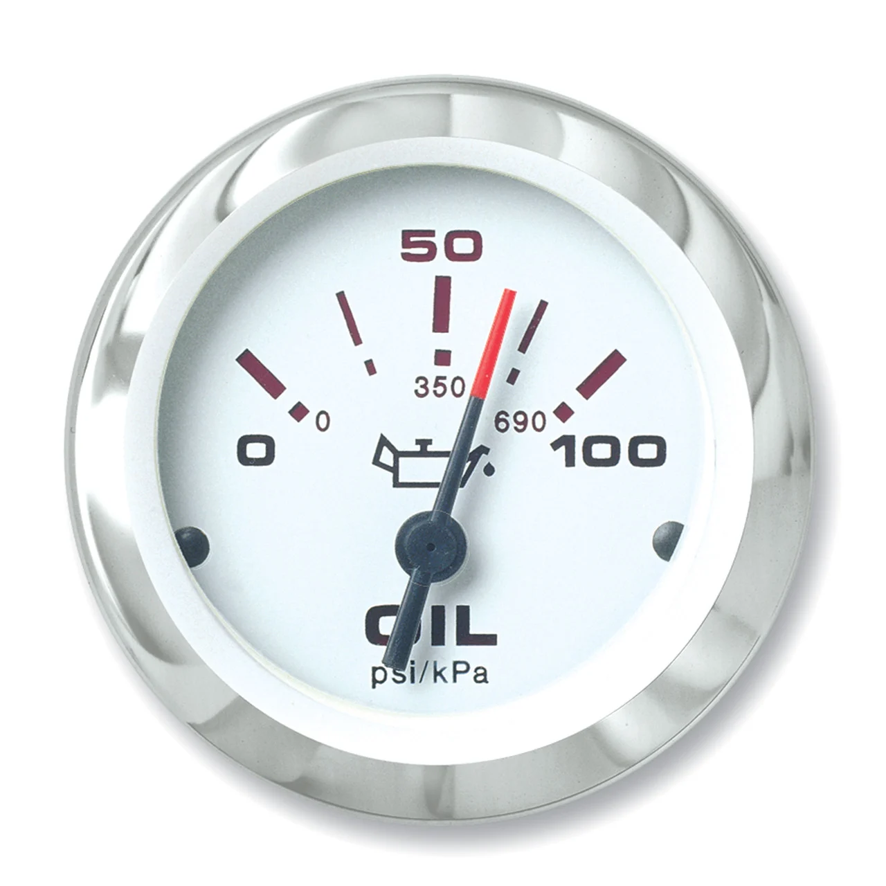 Sierra 59653P Lido Oil Pressure Gauge - 59653P