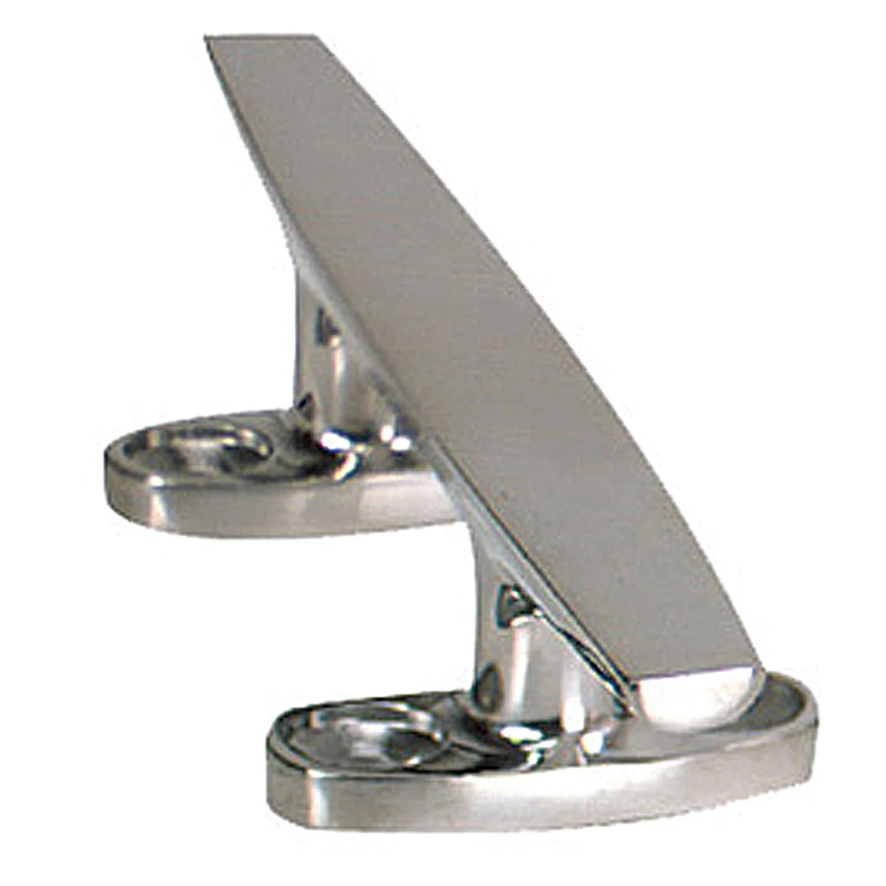 Whitecap S-1445C Chrome Plated Zamac Hollow Base Cleat - 6" - S-1445C