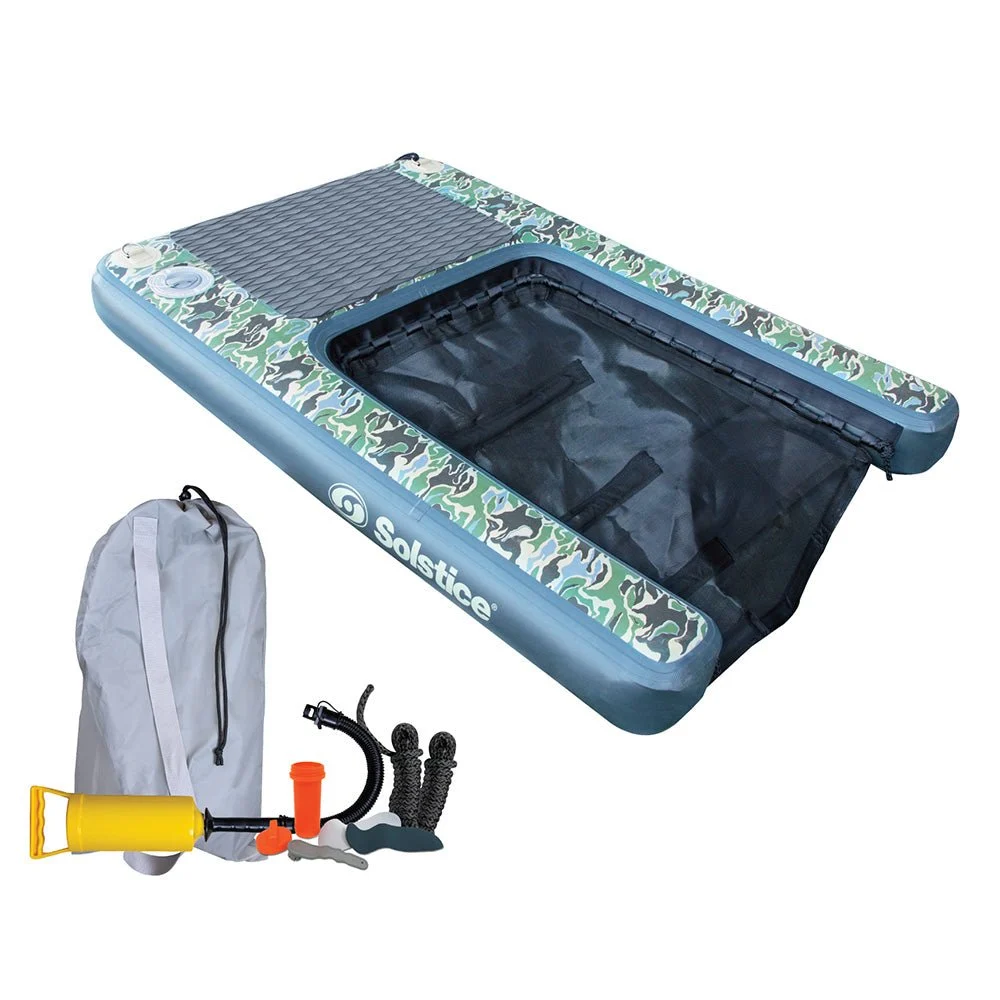 Solstice Watersports Inflatable PupPlank Dog Ramp - XL Sport - Camo – Marine Boat Replacement Part