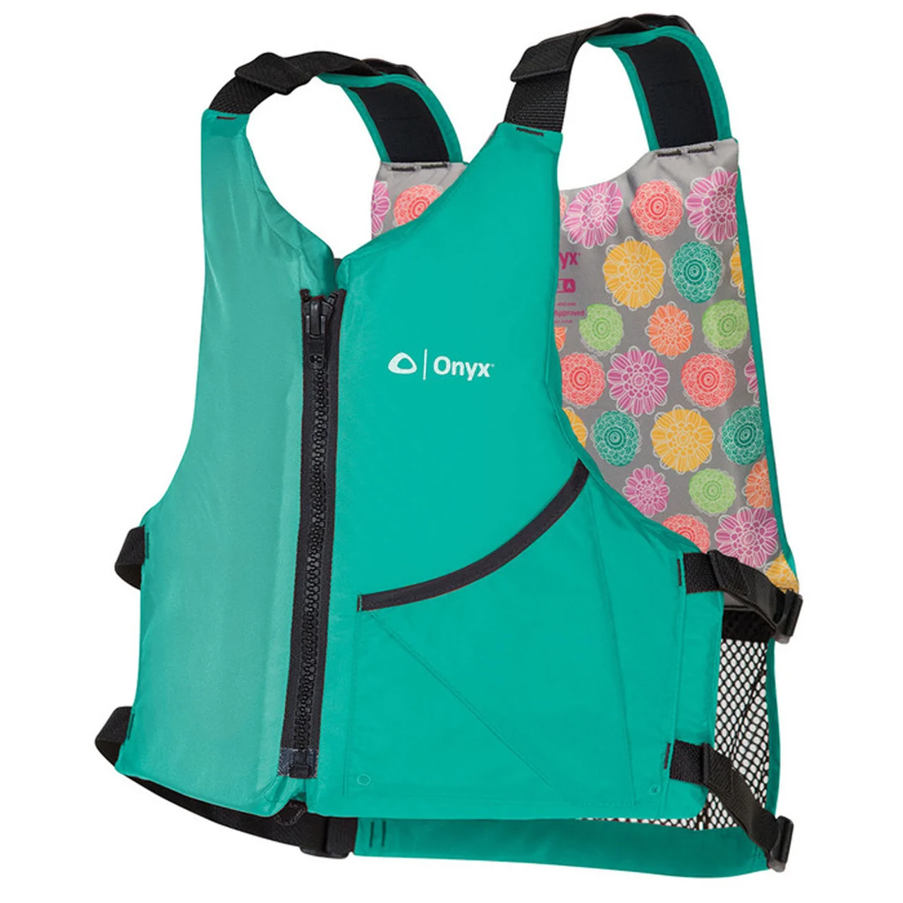 Onyx 121900-505-004-19 Universal Paddle Vest - Aqua - 121900-505-004-19