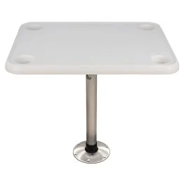 Springfield 16" X 28" Rectangle Table Package - White Thread-Lock
