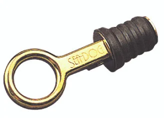 Sea-Dog 520070-1 Snap-Handle Drain Plug - Brass, No Safety Chain - 520070-1