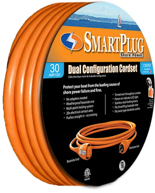 SmartPlug 30A Dual 125V/250V Cordset 50FT
