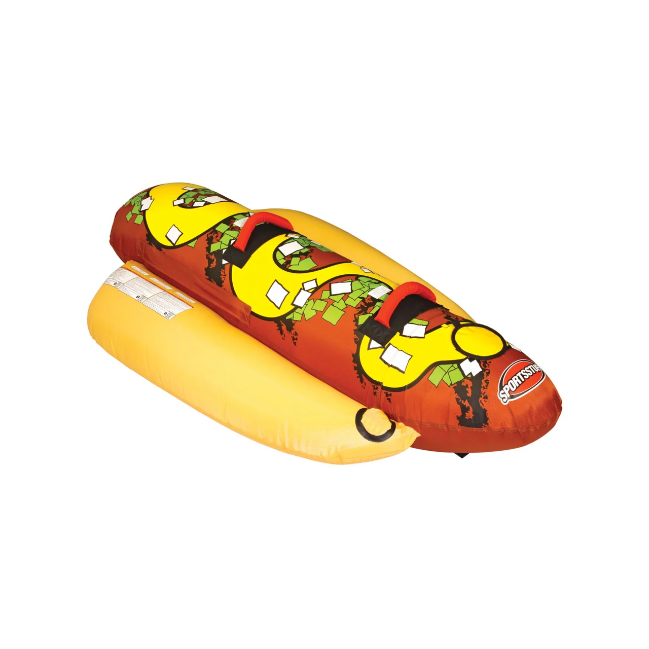 Sportsstuff 53-3060 Hot Dog 3 Inflatable Triple Rider Towable - 53-3060
