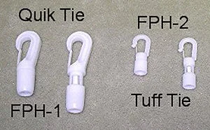 Sea Ties Nautical Shock Cord Hooks 5/16" 10 Pk.