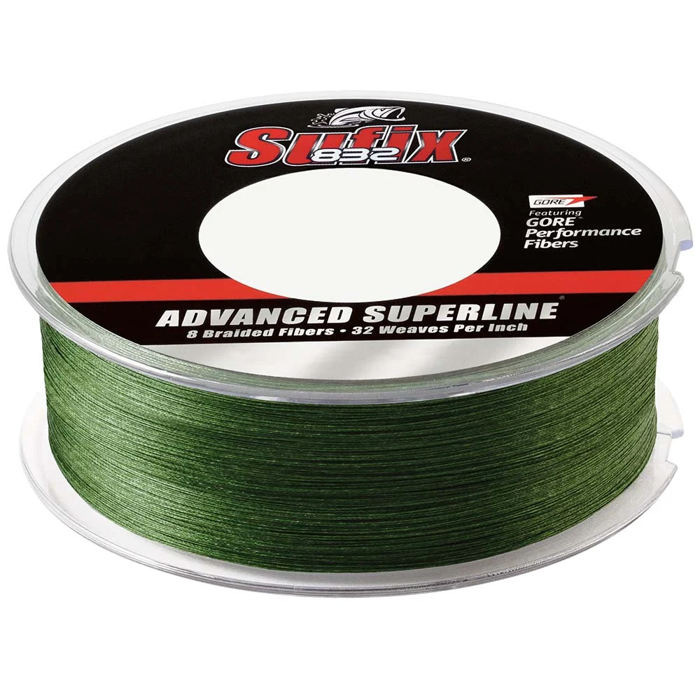 Sufix 832 Braid - 40lb - Low-Vis Green - 600 yds – Marine Boat Replacement Part