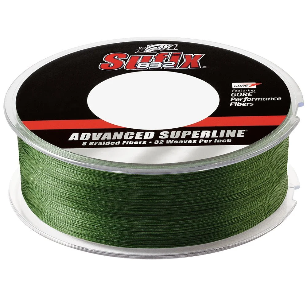 Sufix 832 Braid - 80lb - Low-Vis Green - 600 yds – Marine Boat Replacement Part