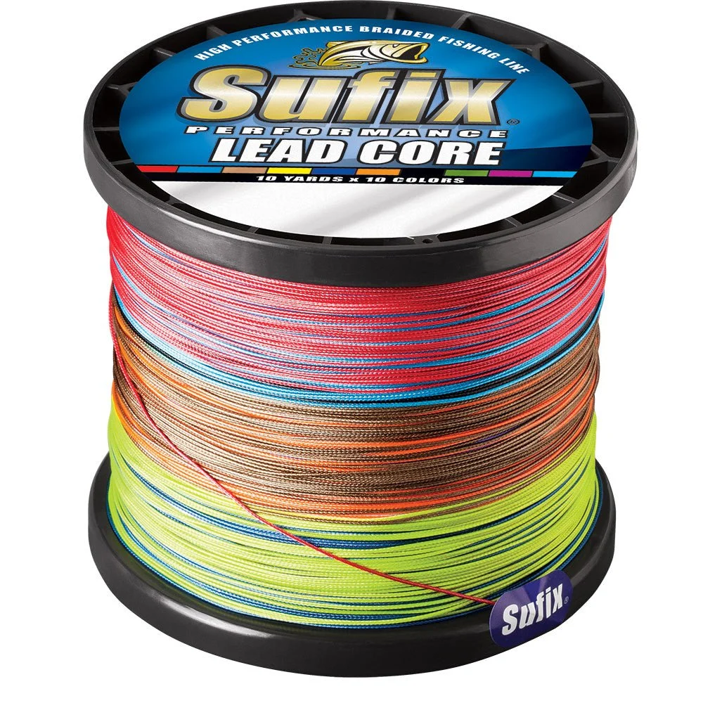 Sufix Performance Lead Core - 12lb - 10-Color Metered - 600 yds – Marine Boat Replacement Part