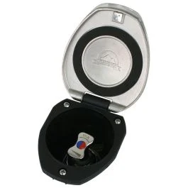 Scandvik Recessed T-Handle Mixing Valve - Ss W/Black Cup