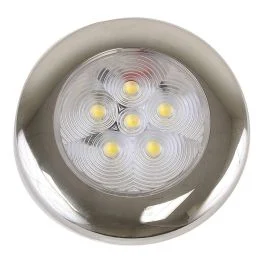 Scandvik B3 Downlight Surface Mount - Cool White - Ss Trim - Ip67 - 12/24v