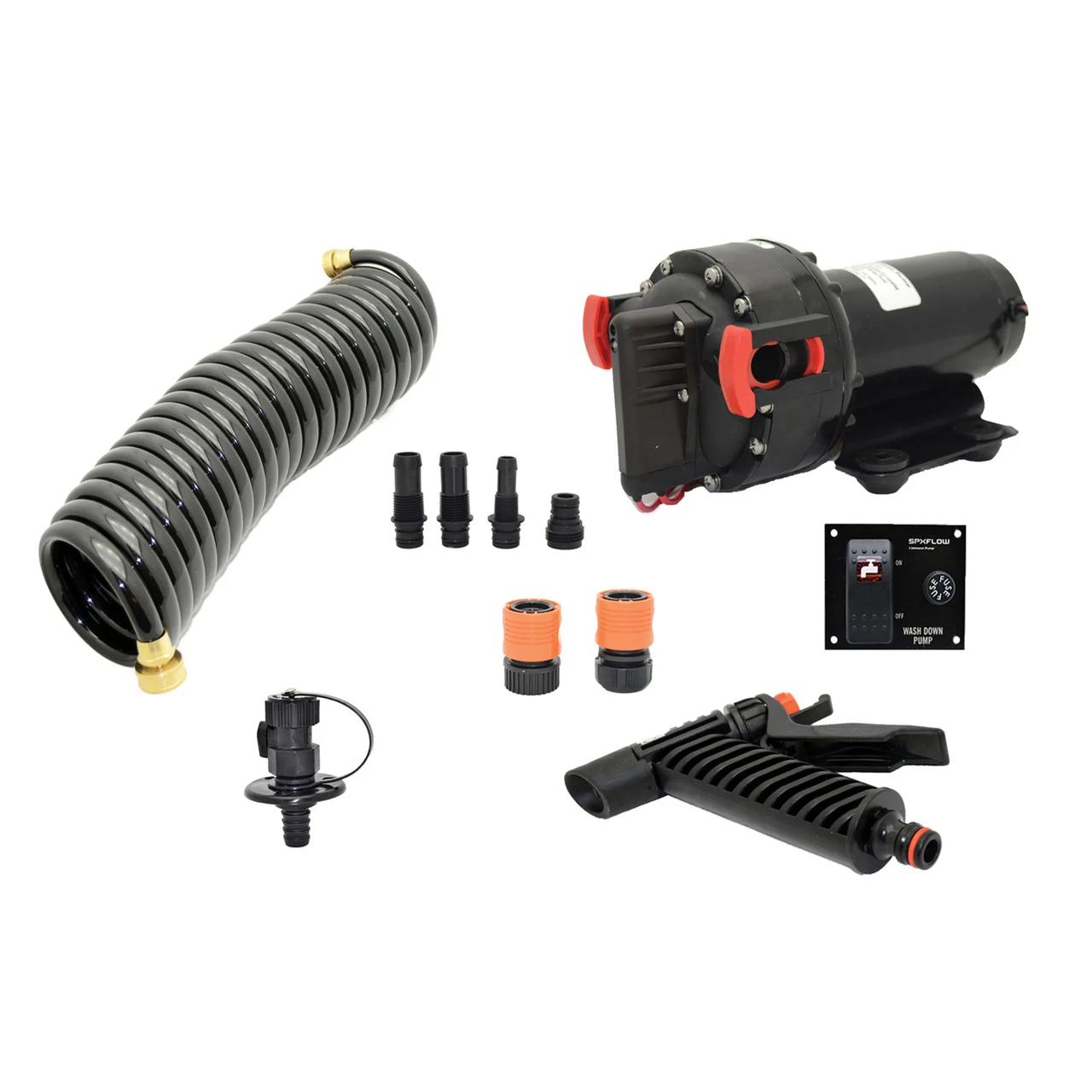 Johnson Pump 65434 Aqua Jet Wash Down 5.2 GPM Pump Kit - 12V - 64534