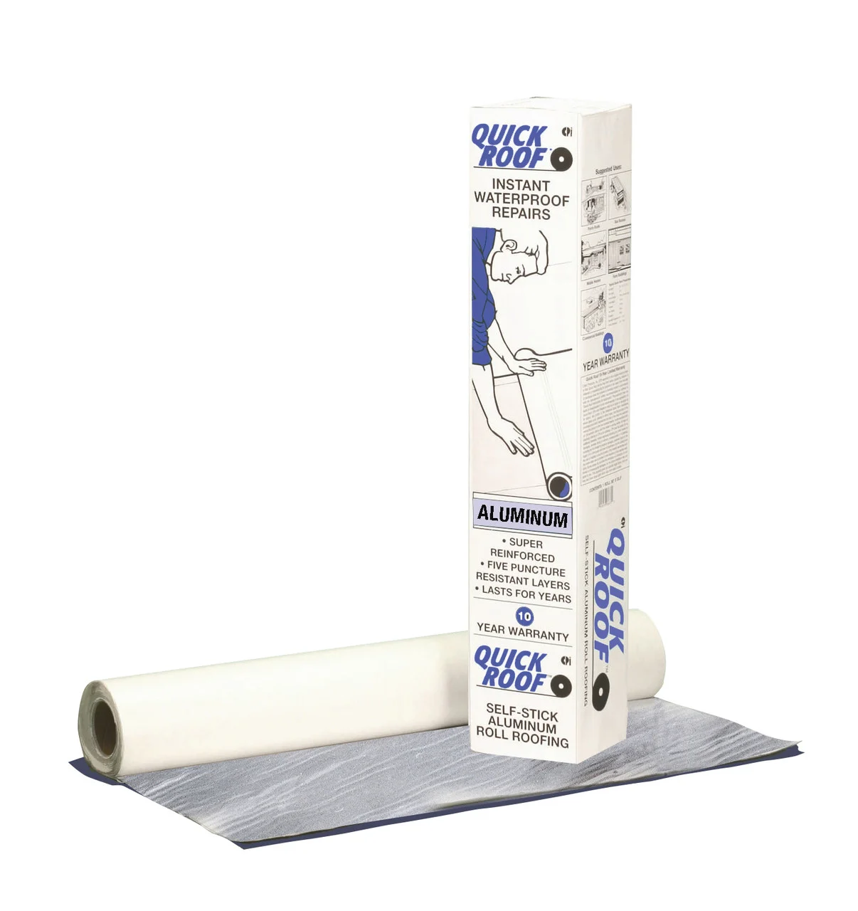 Cofair Products QR36 Quick Roof Pro Aluminum Waterproof Repair Tape - 36" x 33.5' - QR36
