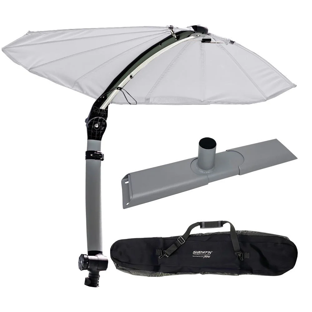 TACO Marine TACO ShadeFin Mini w/White Fabric - Bag & Kayak Mount Kit
