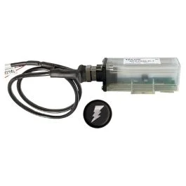 Talos Remote Housing Lightning Detection System W/10' Cable - Black Round Indicator W/Translucent Housing