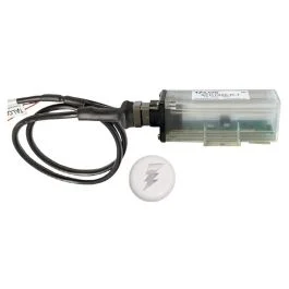 Talos Remote Housing Lightning Detection System W/3' Cable - White Round Indicator W/Translucent Housing