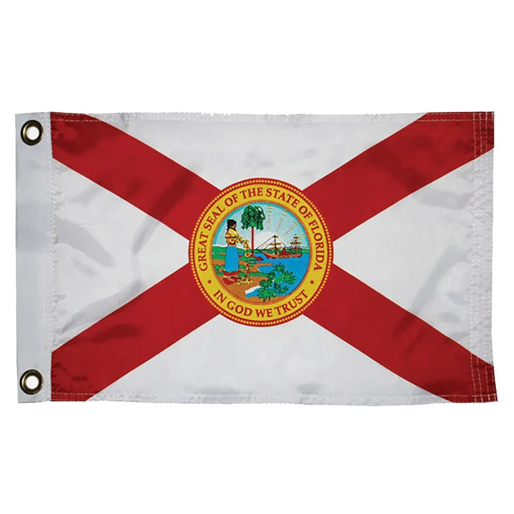 Taylor Made Florida Nylon Flag 12" x 18" – Marine Boat Replacement Part