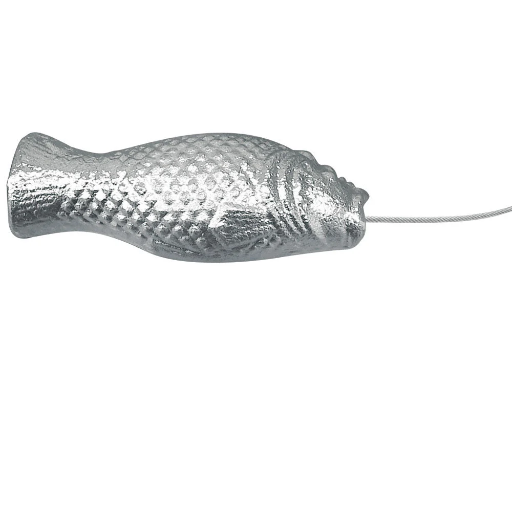 Tecnoseal Grouper Suspended Anode w/Cable & Clamp - Zinc – Marine Boat Replacement Part