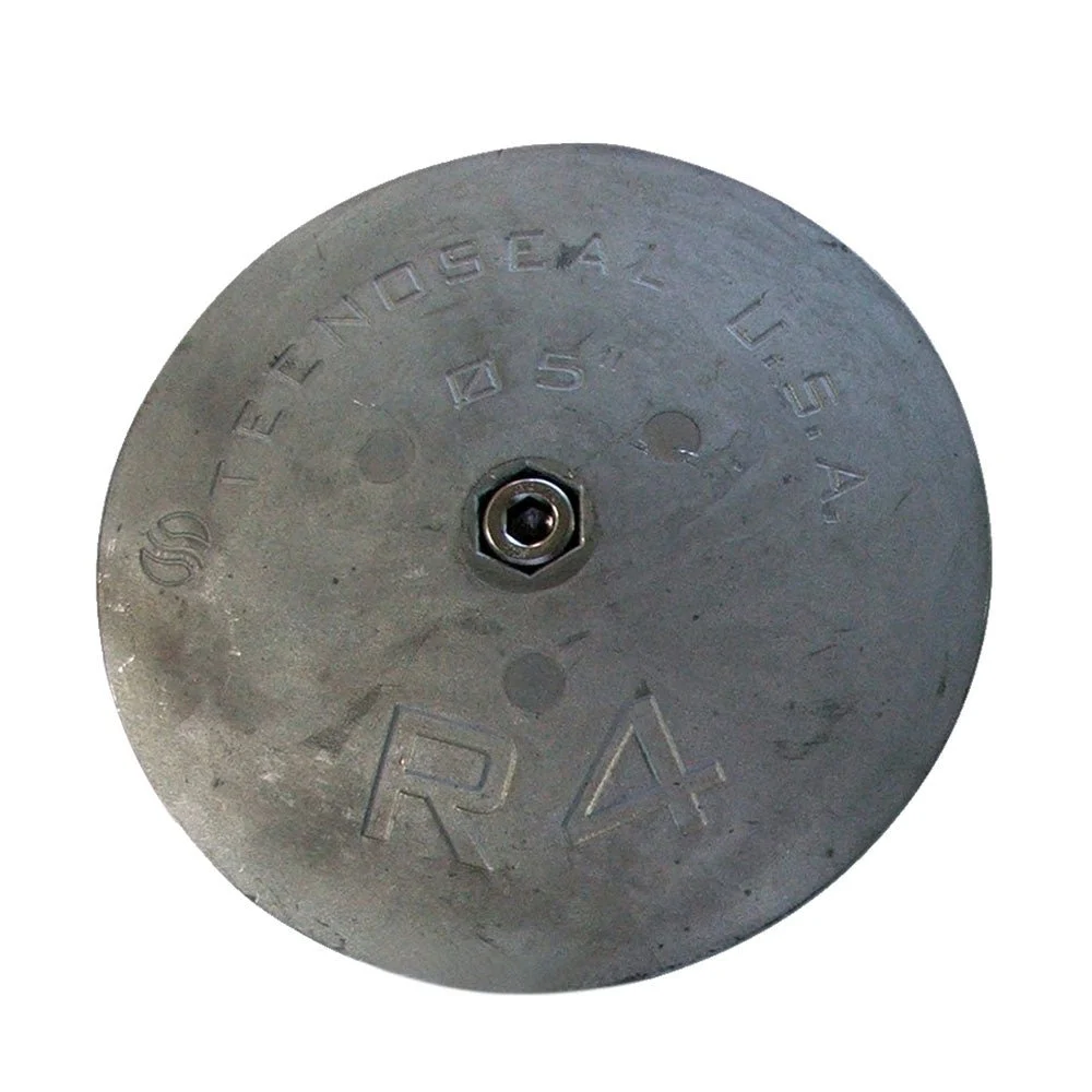 Tecnoseal R4AL Rudder Anode - Aluminum - 5" x 5/8" – Marine Boat Replacement Part