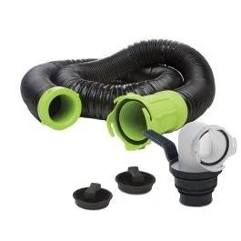 Thetford Titan Premium 15' Sewer Hose Kit W/Universal Bayonet Connection & 5-In-1 Sewer Adapter W/Handle