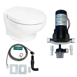 Thetford Nano Eco Compact Toilet Raw Water Kit W/Inlet Pump - 24v