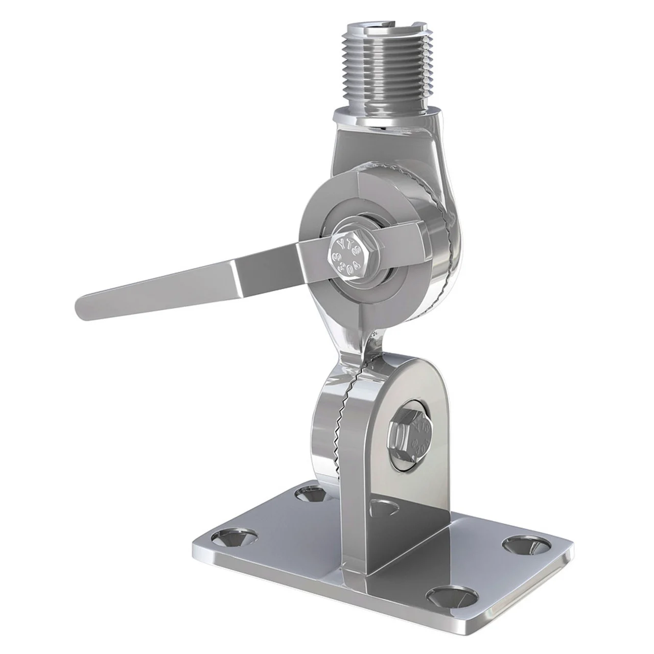 Shakespeare 4187-HD Marine Ratchet Mount - Stainless Steel, Silver - 4187-HD