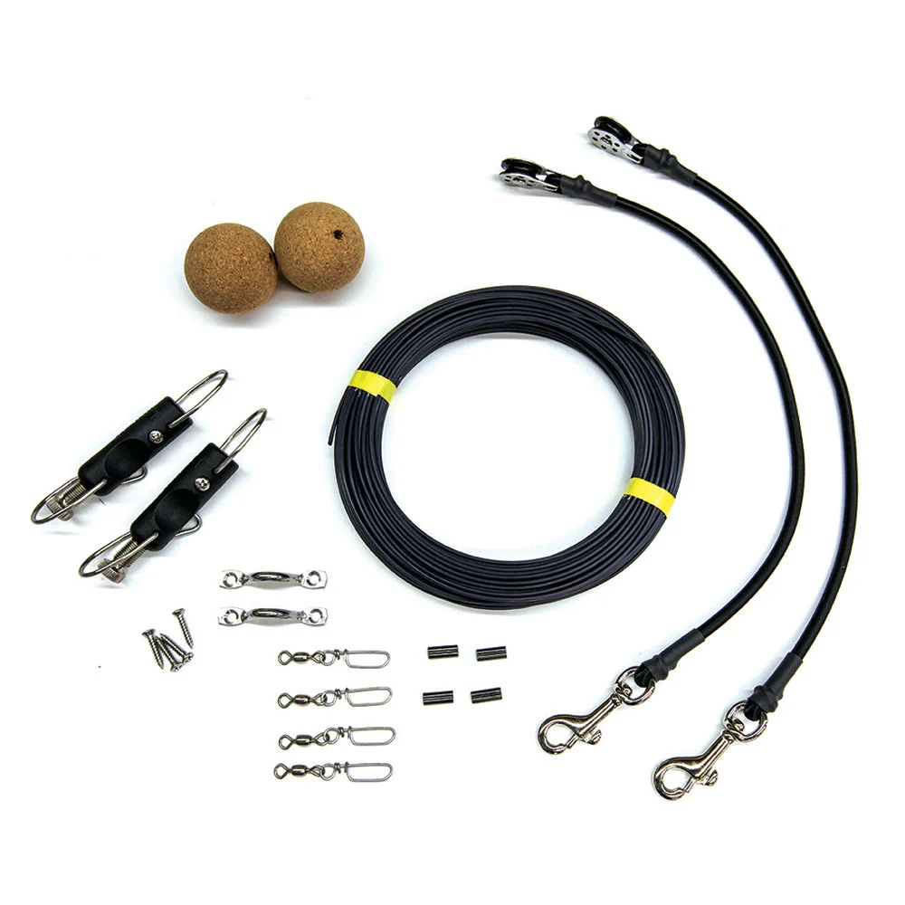 Tigress Elite Rigging Kit - 400lb Black Mono