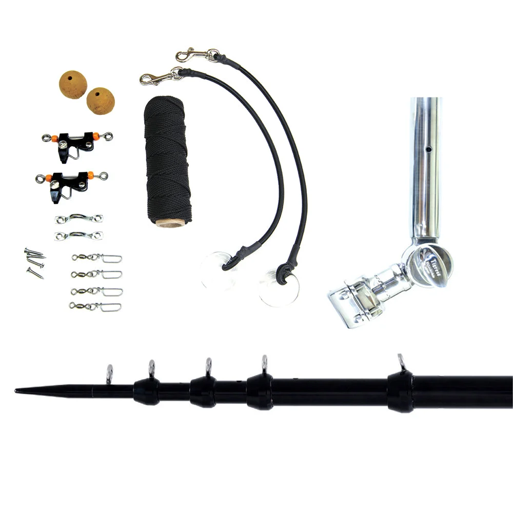 Tigress T-Top Clamp-On Telescoping System - 1-1/8" - Black