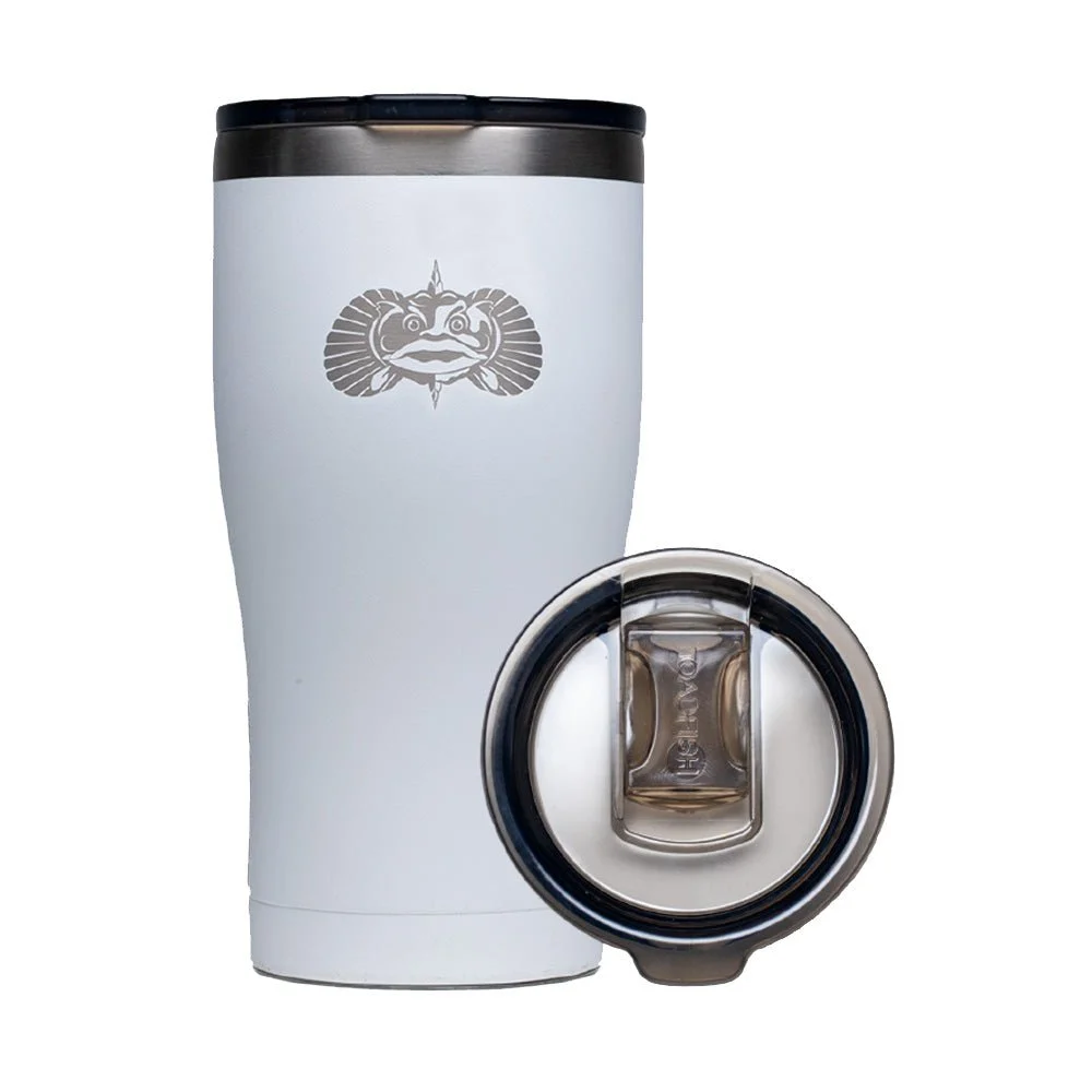 Toadfish Non-Tipping 20oz Tumbler - White – Marine Boat Replacement Part