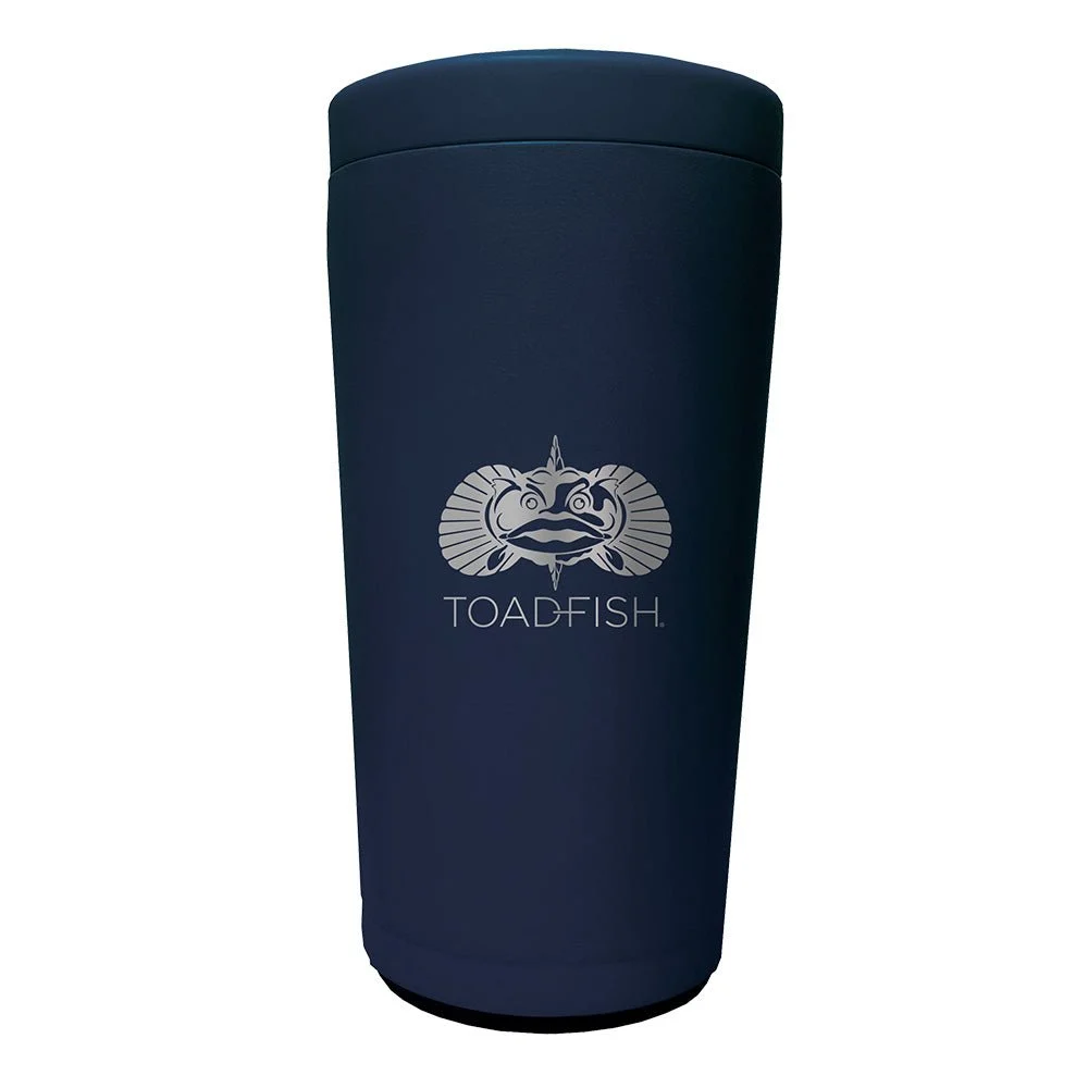 Toadfish Non-Tipping Can Cooler 2.0 - Universal Design - Navy – Marine Boat Replacement Part