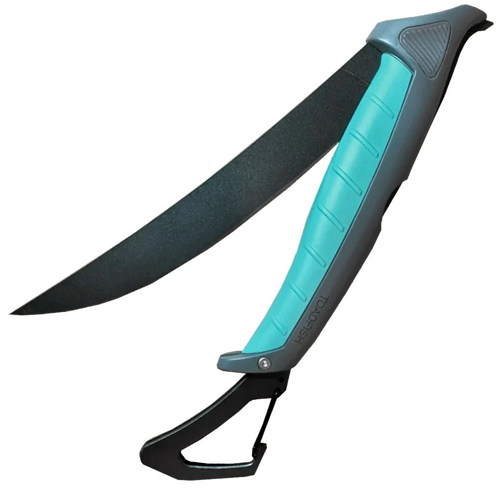 Toadfish Stowaway Folding Fillet Knife w/Built-In Carabiner - 8.5" – Marine Boat Replacement Part