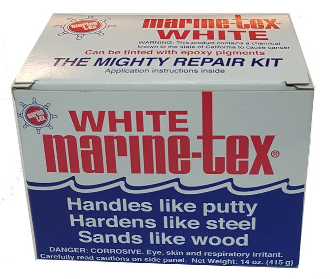 Travaco Marine Tex Epoxy Putty White 14 oz.
