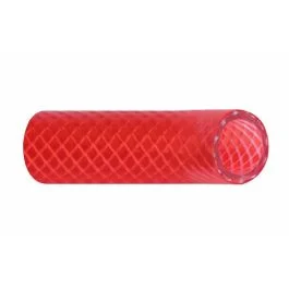 Trident Marine" Reinforced Pvc (Fda) Hot Water Feed Line Hose - Drinking Water Safe - Translucent Red - Sold By The Foot