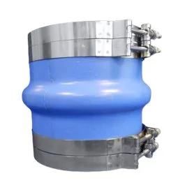 Trident Marine 8" Id Blue Silicone Molded Wet Exhaust Hump W/4 T-Bolt Clamp