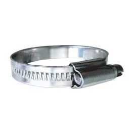 Trident Marine 316 Ss Non-Perforated Worm Gear Hose Clamp - 15/32" Band - (5/8" &Ndash; 15/16") Clamping Range - 10-Pack - Sae Size 8