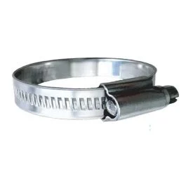 Trident Marine 316 Ss Non-Perforated Worm Gear Hose Clamp - 15/32" Band - (1-1/2" - 2") Clamping Range - 10-Pack - Sae Size 24