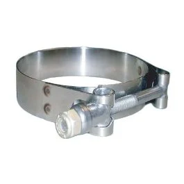 Trident Marine 316 Ss T-Bolt Clamp - 3/4" Band - 3.78"-4.09" Range - 10-Pack