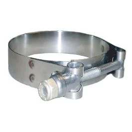 Trident Marine 316 Ss T-Bolt Clamp - 3/4" Band - 4.37"-4.94" Range