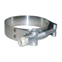 Trident Marine 316 Ss T-Bolt Clamp - 3/4" Band - 4.37"-4.94" Range - 10-Pack