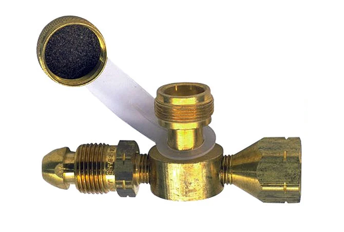 Trident High Pressure Gas Grill Connection Kit Tee w/ 6' Hose