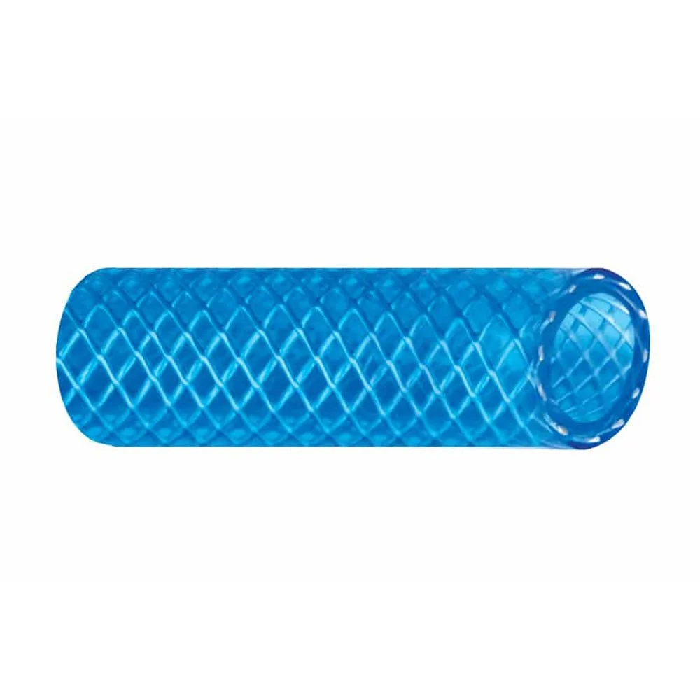 Trident Marine 1/2" x 50' Boxed Reinforced PVC (FDA) Cold Water Feed Line Hose - Drinking Water Safe - Translu