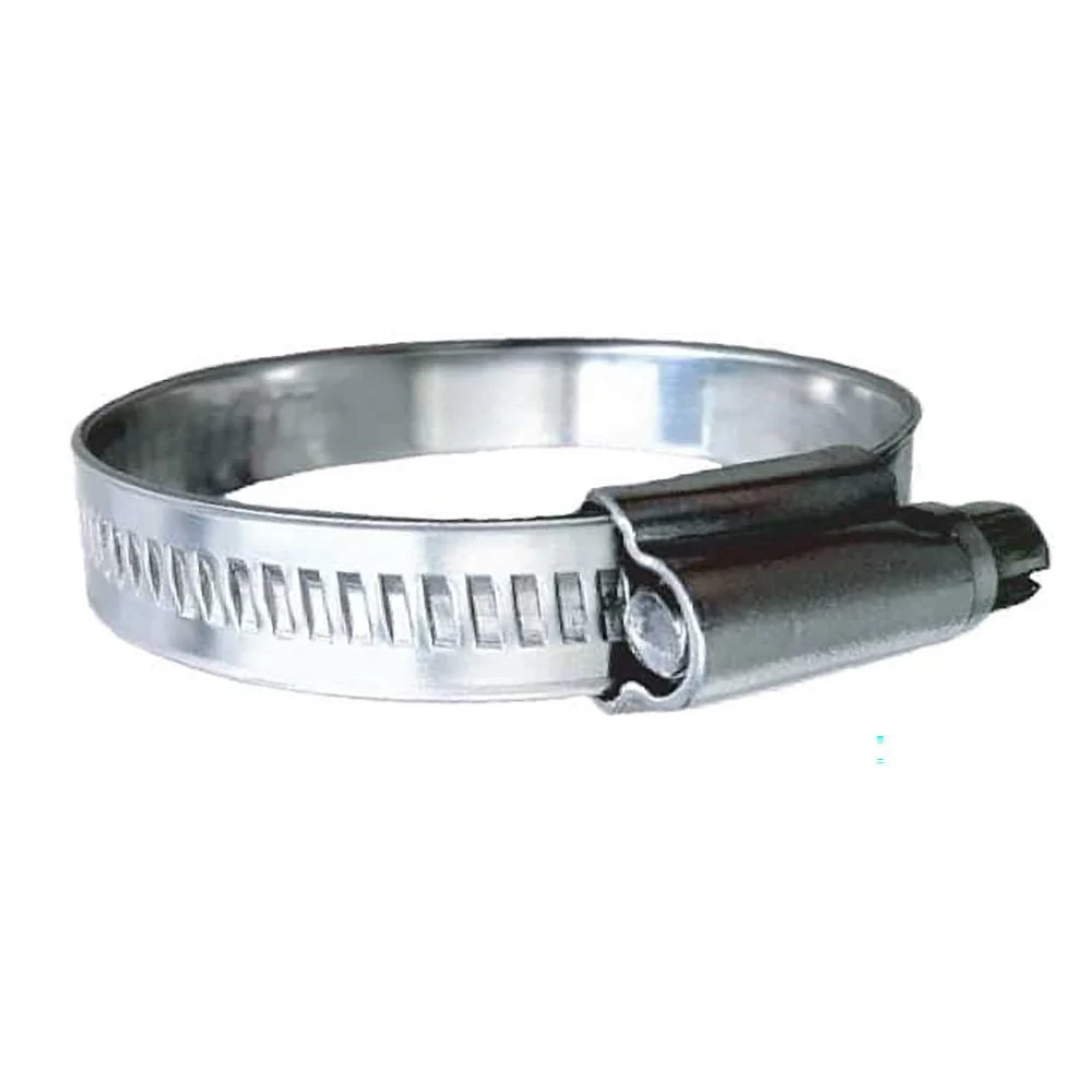 Trident Marine 316 SS Non-Perforated Worm Gear Hose Clamp - 15/32" Band - (1-1/2" - 2") Clamping Range - 10-Pa