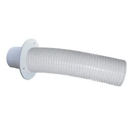 Trident Marine 10' White Stern Flex Hose W/Transom Flange