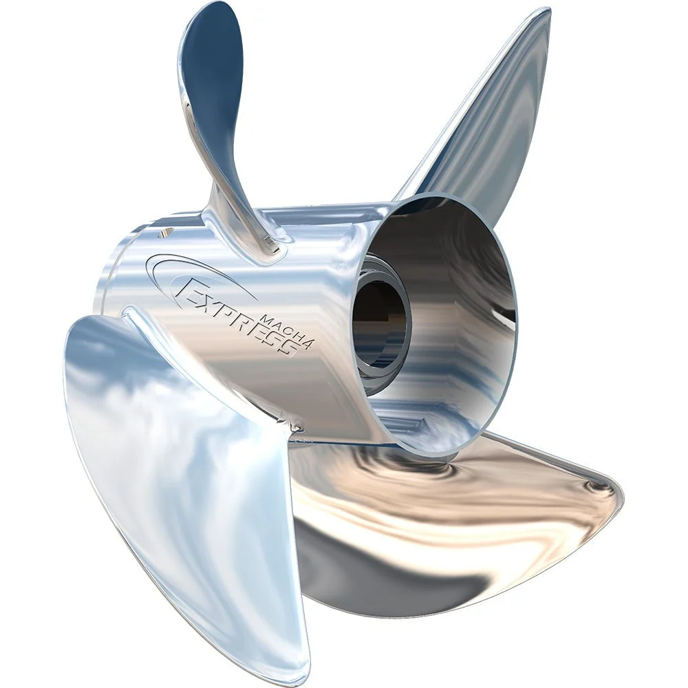 Turning Point Propellers 40-150hp Turning Point Express® Mach4™ - Right Hand - Stainless Steel Propeller - EX1/EX2-1317-4 - 4-Bla