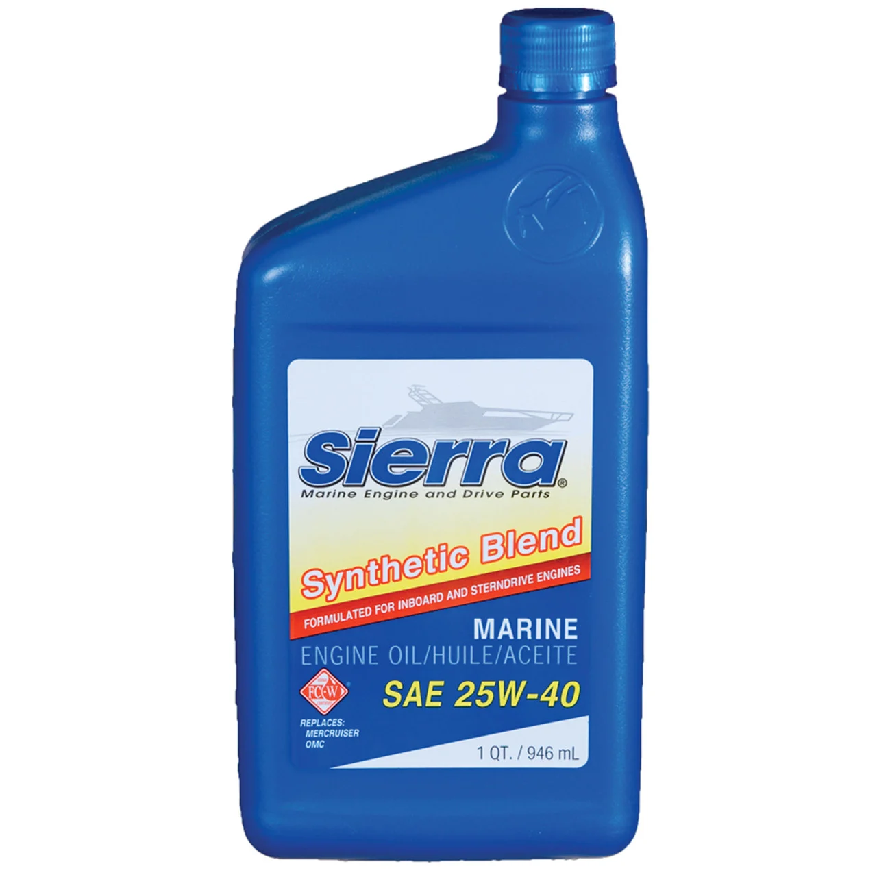 Sierra 18-9440-2 25W40 Synthetic Blend Engine Oil 1 Quart - 18-9440-2