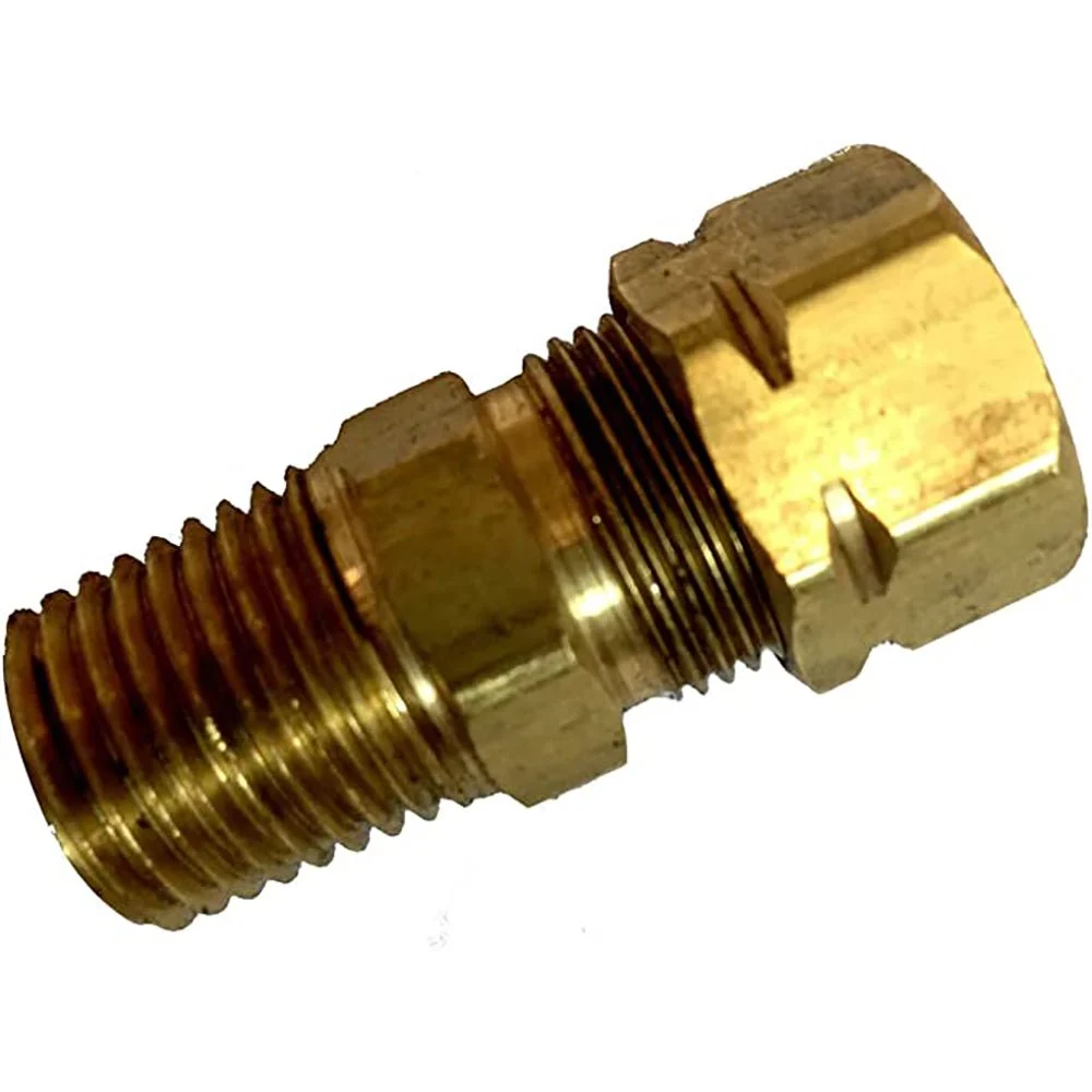 Uflex USA Uflex Straight Helm Fitting 1/4 NPT f/UP Comp Line & Autopilot Return Line – Marine Boat Replacement Part