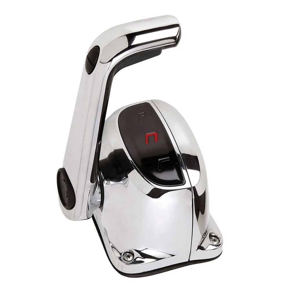 Uflex USA Outboard Uflex Single Lever Top Mount Control w/Neutral Lock & Trim Switch - Chrome