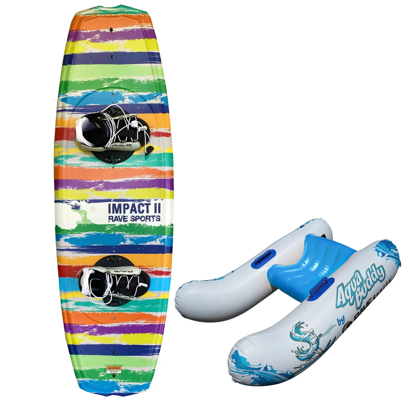 Rave Sports 02401 Jr. Wakeboard Starter Package - 2401