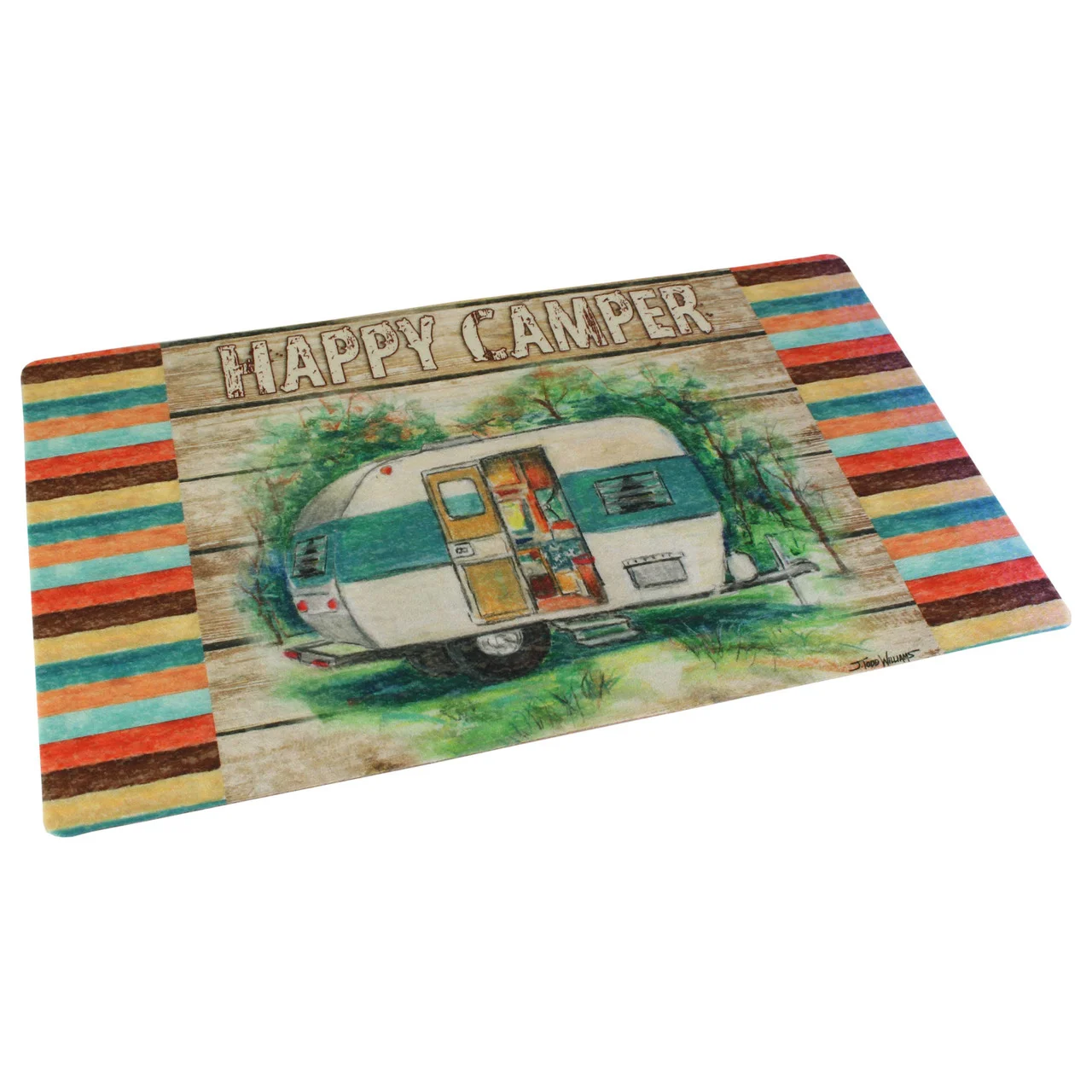 Drymate RVM1220HCR RV Dish Drying Mat 12" x 20" - Happy Camper - RVM1220HCR