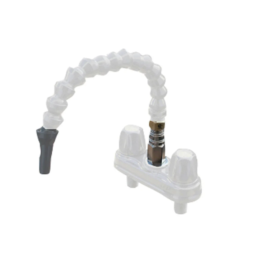 Empire Brass CRD-QDFLX-WHT 4" Two-Handle Faucet with Flex Spout - CRD-QDFLX-WHT